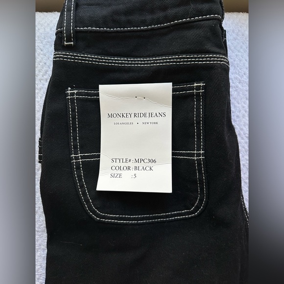 Black carpenter’s style pants - Picture 4 of 4